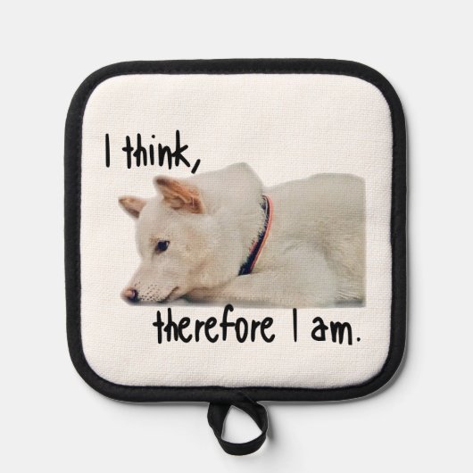 Trivet of dog pannenlap (Voorkant)