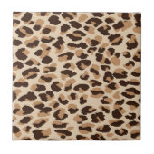 Trivet Tegel-Leopard Print Tegeltje (Voorkant)