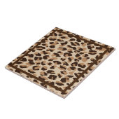 Trivet Tegel-Leopard Print Tegeltje (Zijkant)