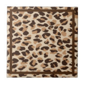 Trivet Tegel-Leopard Print Tegeltje (Voorkant)