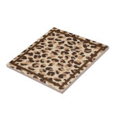 Trivet Tegel-Leopard Print Tegeltje (Zijkant)
