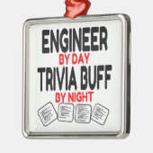 Trivia Buff Engineer Metalen Ornament (Links)