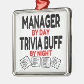 Trivia Buff Manager Metalen Ornament (Links)