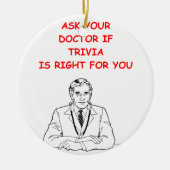 TRIVIA KERAMISCH ORNAMENT (Voorkant)