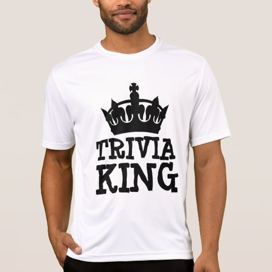 TRIVIA KING MANNEN T-SHIRS T-SHIRT (Voorkant)