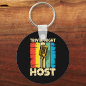 Trivia Night Host Quiz Game Entertainer Moderator  Sleutelhanger (Voorkant)