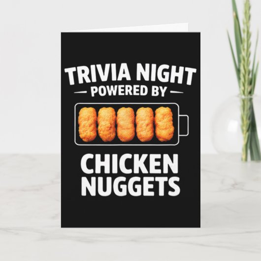 Trivia Night Powered By Chicken Nuggets Kaart (Voorkant)