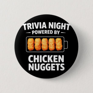 Trivia Night Powered By Chicken Nuggets Ronde Button 5,7 Cm
