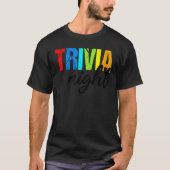Trivia Night Quiz Game Enthusiast 1 T-shirt (Voorkant)