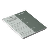 Trivia Party Game - Aangepaste vraag en antwoord Notitieblok (Schuin)