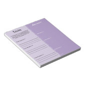 Trivia Party Game - Aangepaste vraag en antwoord Notitieblok (Schuin)