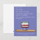 Triviale valentinecard die uit de hand is gelopen feestdagenkaart (Voorkant / Achterkant)