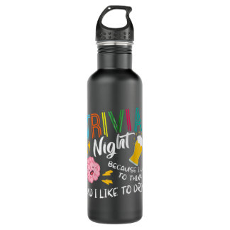 Trivia's avond wil ik graag Drink in Trivi Waterfles