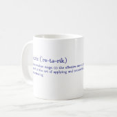  trivium retorisch stadium koffiemok (Voorkant links)