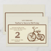  triwieluitnodiging kaart (Voorkant / Achterkant)