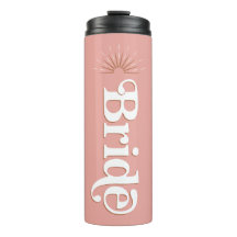 TRIXIE 70's Retro Groovy Hippie Blush Bride