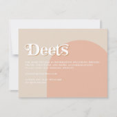 TRIXIE Blush Retro Arched 70 Deets-kaart Kaart (Voorkant)