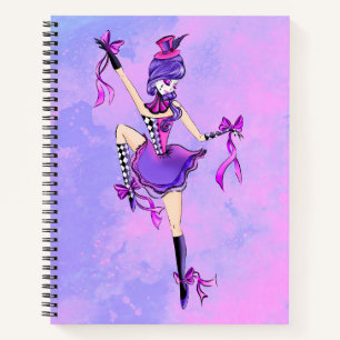 Trixie Cute Ballerina Dream Wolken  Notitieboek