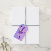 Trixie de Clown - Roze Wolken Cadeaulabel (Met Touw)