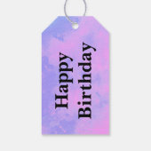 Trixie de Clown - Roze Wolken Cadeaulabel (Achterkant)