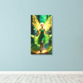 Trixie de Pixie Canvas Afdruk (Insitu (Houten vloer))