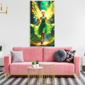Trixie de Pixie Canvas Afdruk (Insitu (Woonkamer))