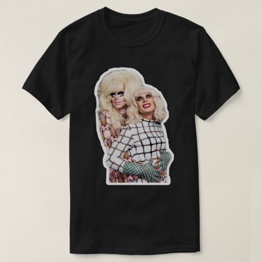 Trixie en Katya Couple Pose Classic T-Shirt (Design voorkant)