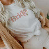 TRIXIE Retro 70's Doordrukkige en Oranje bride T-shirt