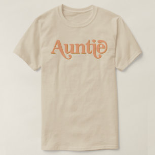 TRIXIE Retro 70's Gedekte Oranje tante T-shirt