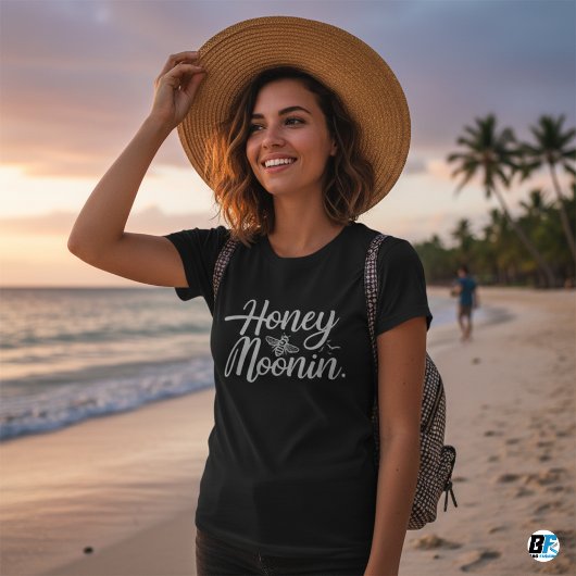 TRIXIE Retro 70's Geëerd Honeymoonin' Bride T-shirt