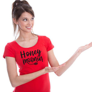 TRIXIE Retro 70's Geëerd Honeymoonin' Bride T-shirt