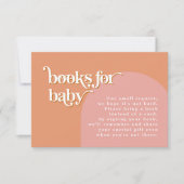 TRIXIE Retro 70's Roze Sinaasappels Boeken voor Ba Kaart (Voorkant)