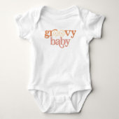 TRIXIE Retro 70's Thema Groovy Baby Romper (Voorkant)