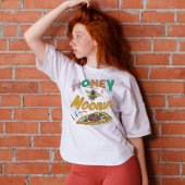 TRIXIE Retro 70's Themakleding Bruid Op Huwelijksr T-shirt