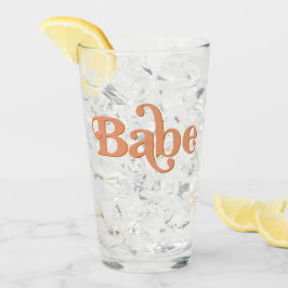 TRIXIE Retro 70's Thgerespecteerde Groovy Babe Bac Glas