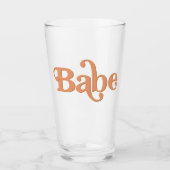 TRIXIE Retro 70's Thgerespecteerde Groovy Babe Bac Glas (Voorkant)