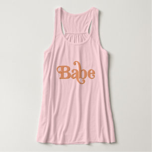 TRIXIE Retro 70's Thgerespecteerde Groovy Babe Bac Tanktop