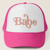 TRIXIE Retro 70's Thgerespecteerde Groovy Babe Bac Trucker Pet (Voorkant)