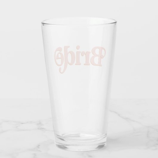TRIXIE Retro 70's Thgerespecteerde Groovy Bride Ba Glas (Achterkant)