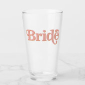TRIXIE Retro 70's Thgerespecteerde Groovy Bride Ba Glas (Voorkant)