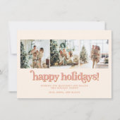 TRIXIE Retro Arched Photo Boho Kerstmis Kaart (Achterkant)