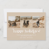 TRIXIE Retro Arched Photo Boho Kerstmis Kaart (Achterkant)