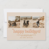 TRIXIE Retro Arched Photo Boho Kerstmis Kaart (Achterkant)