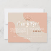 TRIXIE Retro Blush beige Business - Hartelijk dank Kaart (Voorkant)