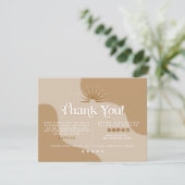 TRIXIE Retro Earth Tone Beige Business Hartelijk d Kaart (Staand voorkant)