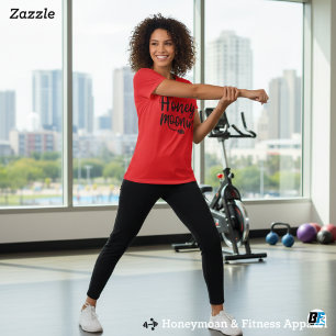 TRIXIE Retro jaren 70 thema Honeymoonin' Bruid T-shirt