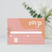 TRIXIE Retro Roze Sinaasappel 70's met een zeer ge Kaart (Staand voorkant)