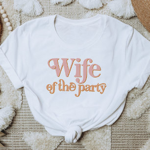 TRIXIE Retro Wife van de Bachelorette-groep van de T-shirt