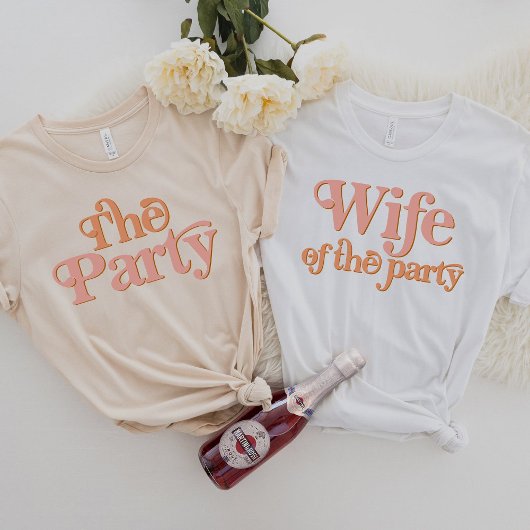 TRIXIE Retro Wife van de Bachelorette-groep van de T-shirt