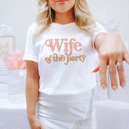 TRIXIE Retro Wife van de Bachelorette-groep van de T-shirt